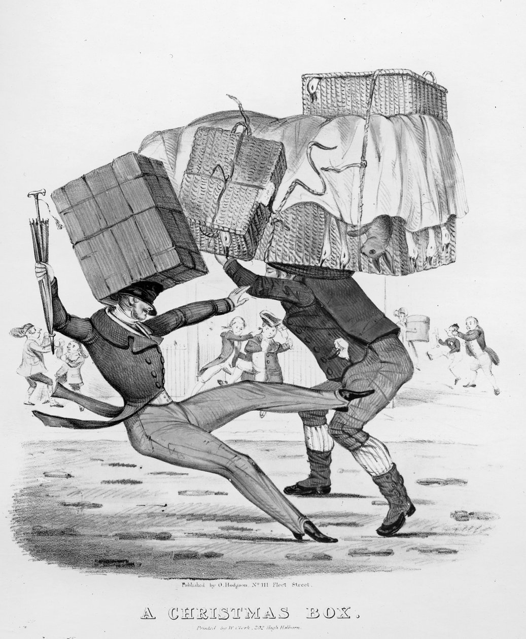 صندوق عيد الميلاد ، 1836 بواسطة مدرسة اللغة الإنجليزية