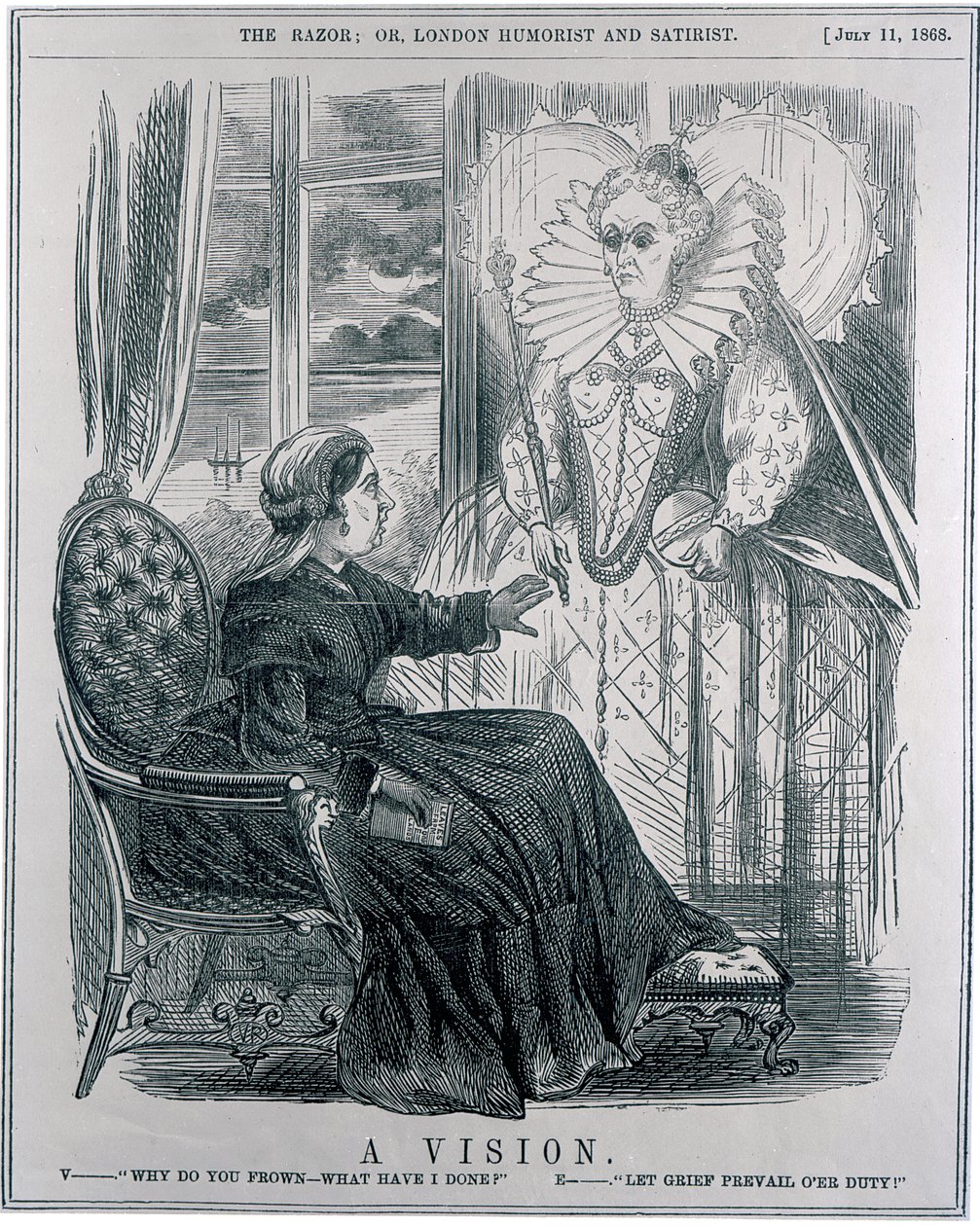 رؤية ، 1868 بواسطة مدرسة اللغة الإنجليزية