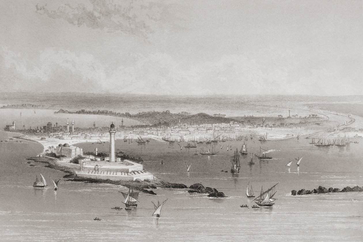 الإسكندرية ، مصر ، 1883 بواسطة مدرسة اللغة الإنجليزية