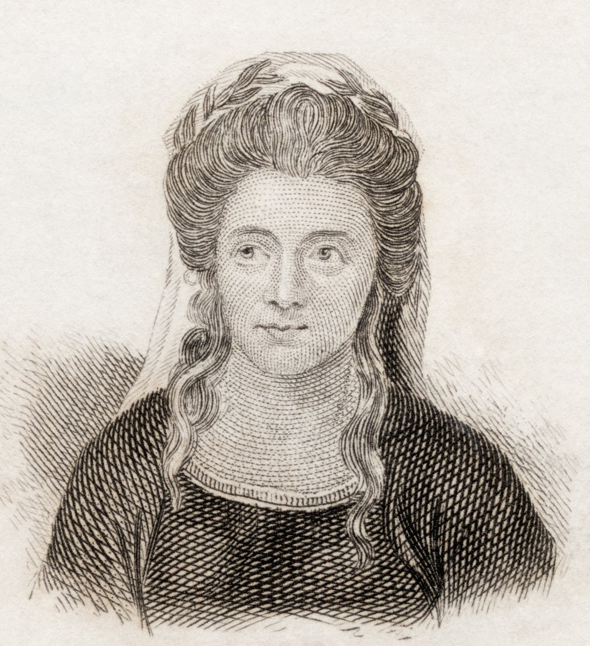 آنا سيوارد ، 1825 بواسطة مدرسة اللغة الإنجليزية