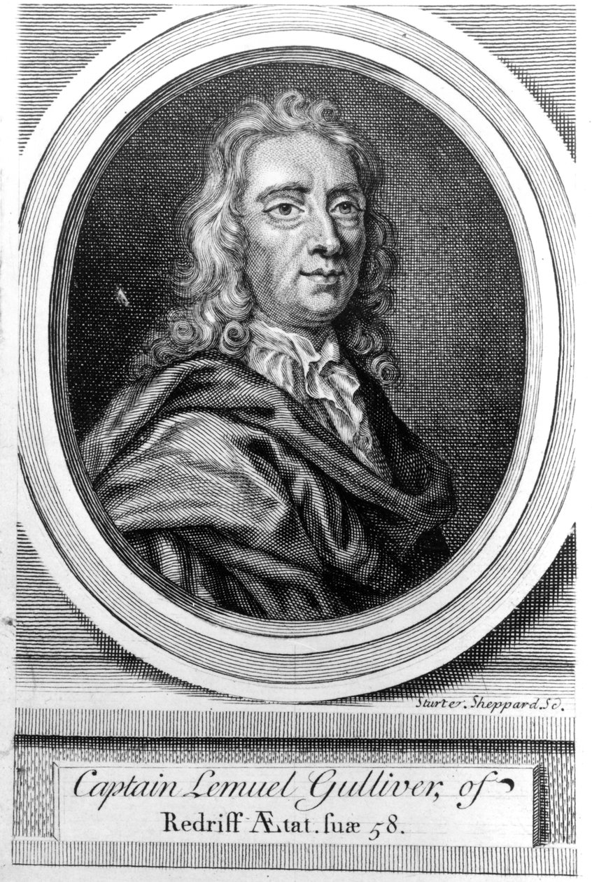 كابتن ليمويل جاليفر ، 1726 بواسطة مدرسة اللغة الإنجليزية