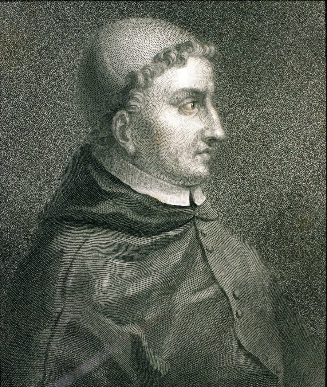 الكاردينال فرانسيسكو خيمينيز دي سيسنيروس (1437-1517) من معرض الصور ، نُشر عام 1833 بواسطة مدرسة اللغة الإنجليزية