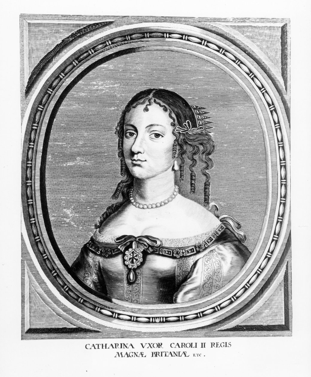 كاترين براغانزا (1638-1705) بواسطة مدرسة اللغة الإنجليزية