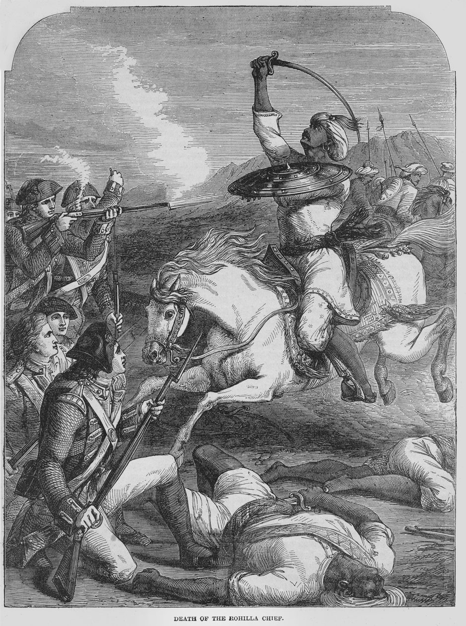 وفاة رئيس روهيلا عام 1781 بواسطة مدرسة اللغة الإنجليزية