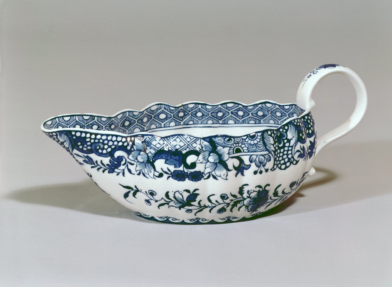 زورق ديربي ، c.1765 (الخزف) بواسطة مدرسة اللغة الإنجليزية