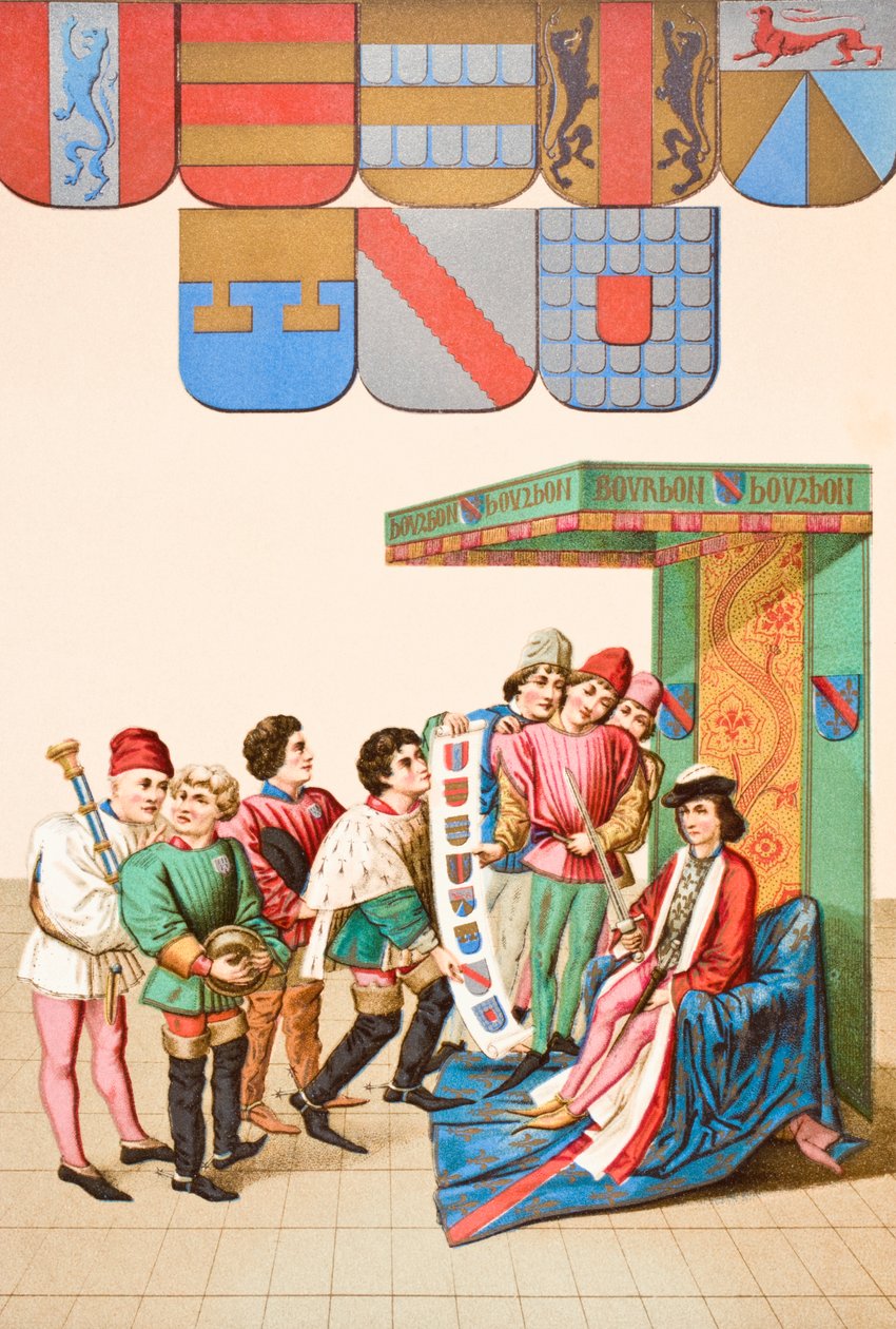 عرض المحامل الشرفية ، 1878 بواسطة مدرسة اللغة الإنجليزية