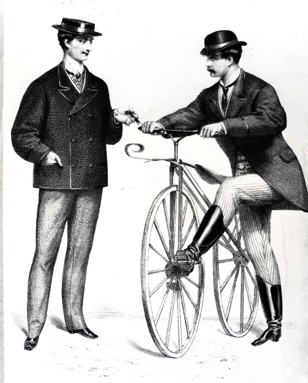 أزياء إنجليزية ، نُشرت في "West End Gazette of Gentlemen&39;s Fashions" ، c.1990s بواسطة مدرسة اللغة الإنجليزية