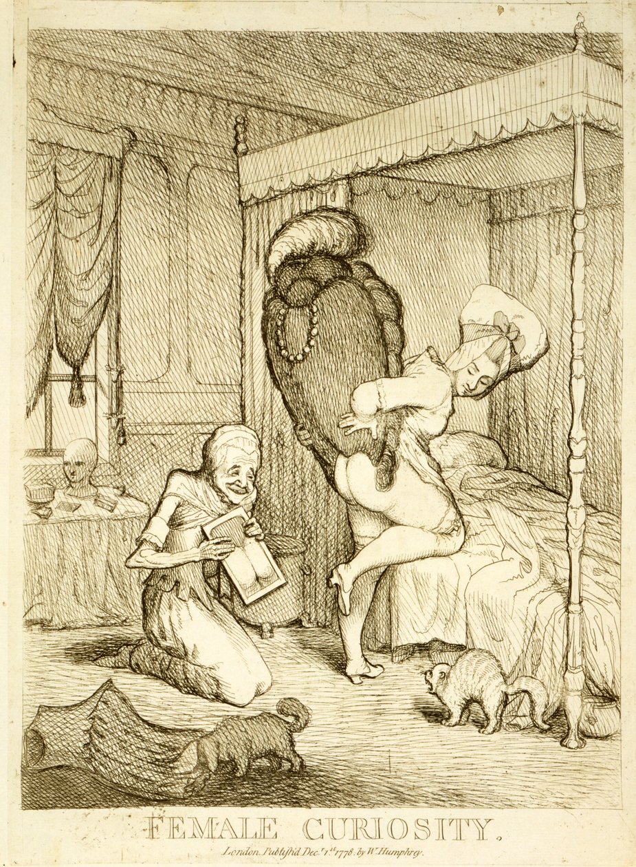 فضول الأنثى ، 1778 بواسطة مدرسة اللغة الإنجليزية