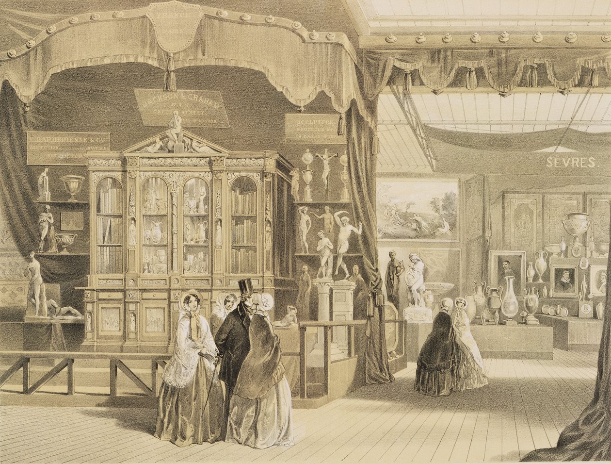 معرض كبير ، 1851 ، فرنسا (محكمة Sevres) ، من ديكنسون صور شاملة بواسطة مدرسة اللغة الإنجليزية