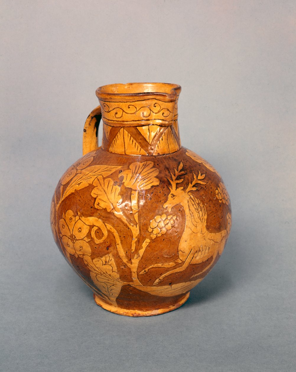 إبريق الحصاد مع زخرفة sgraffito ، c.1813 بواسطة مدرسة اللغة الإنجليزية