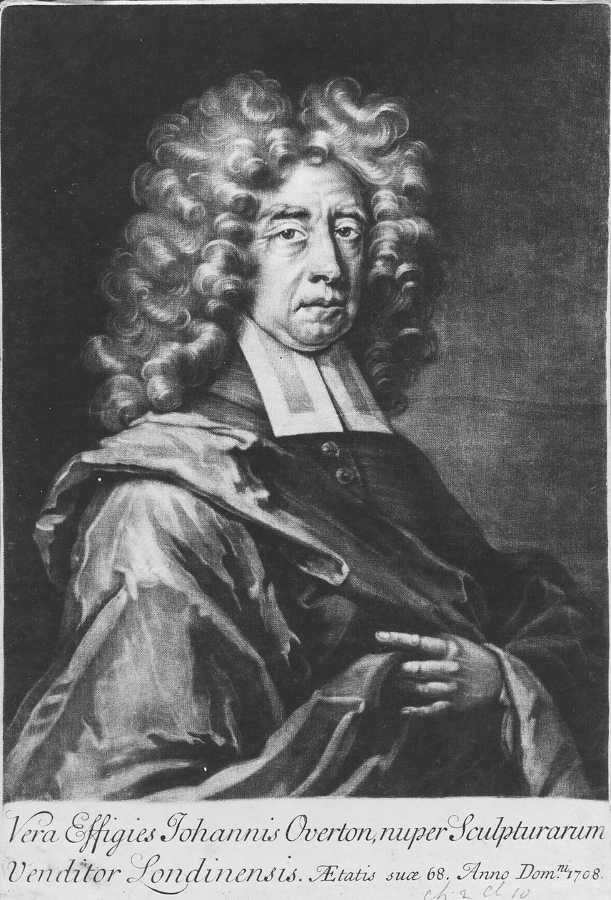 جون أوفرتون ، 1708 (الميزوتنت) بواسطة مدرسة اللغة الإنجليزية