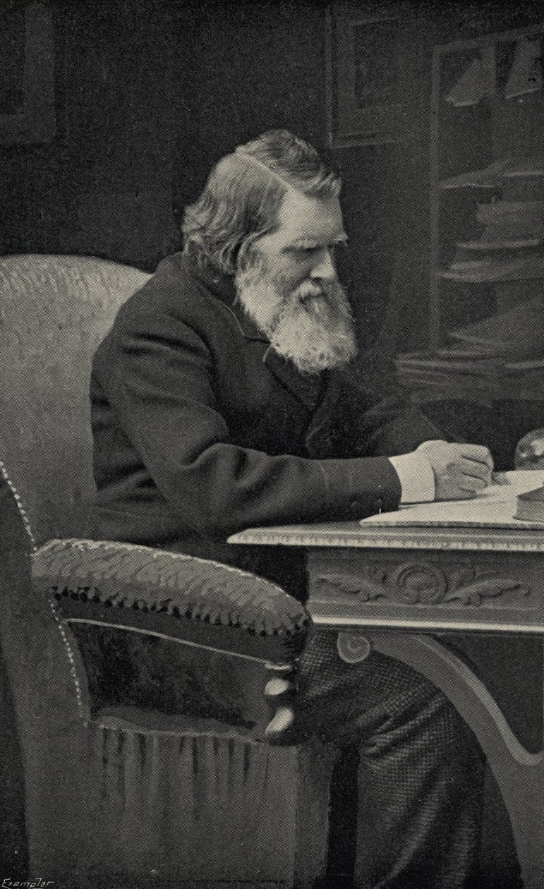 جون روسكين (1819-1900) في دراسته بواسطة مدرسة اللغة الإنجليزية