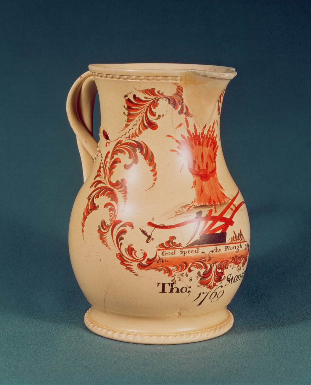 إبريق ، ليدز ، c.1770 (كريمات) بواسطة مدرسة اللغة الإنجليزية