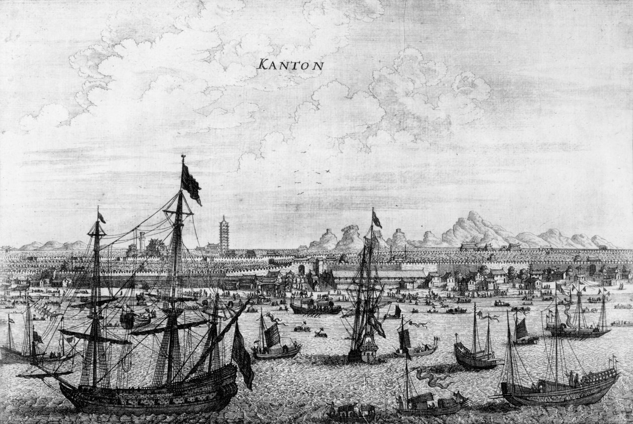كانتون ، الصين ، 1669 بواسطة مدرسة اللغة الإنجليزية