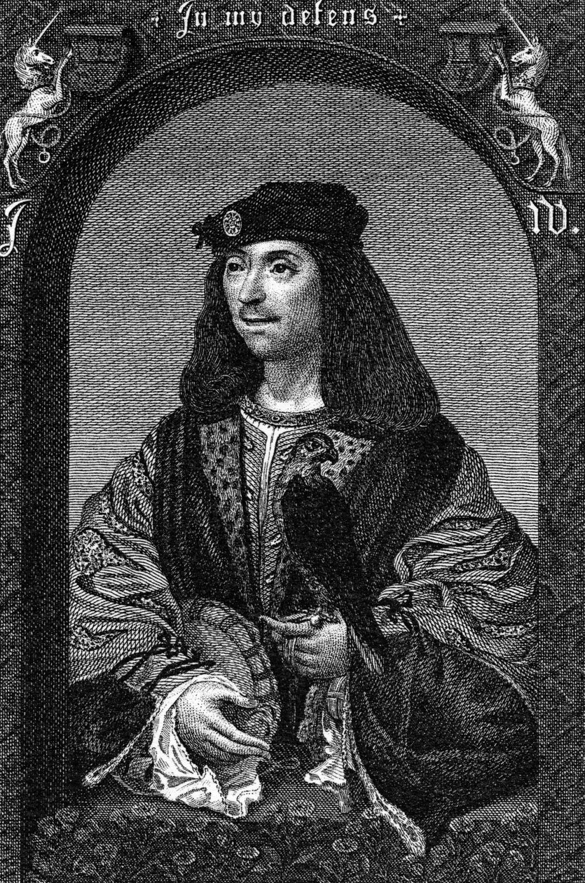 الملك جيمس الرابع ملك اسكتلندا ، 1796 بواسطة مدرسة اللغة الإنجليزية