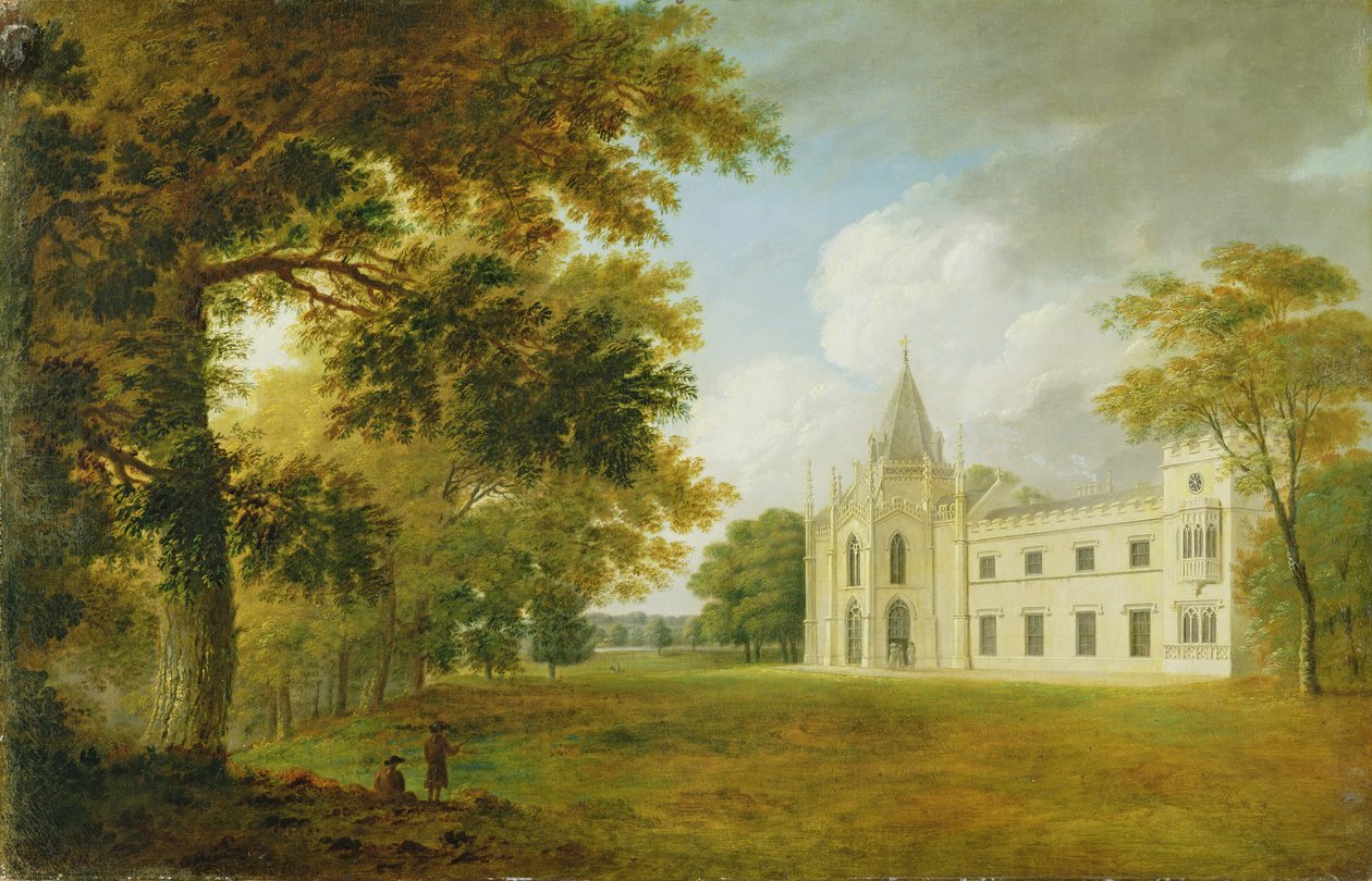 لي بريوري ، كينت ، c.1800 بواسطة مدرسة اللغة الإنجليزية