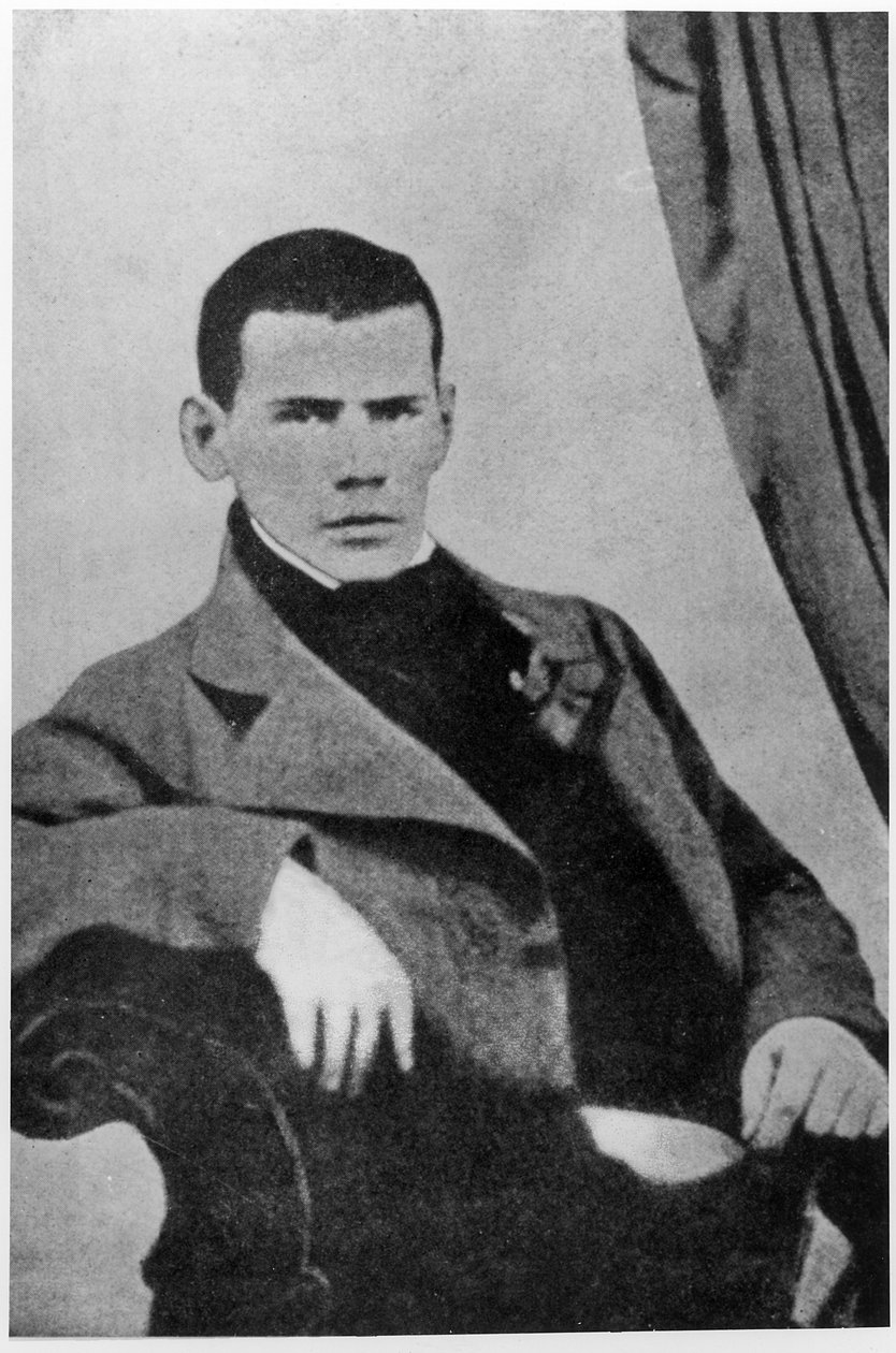 ليف نيكولايفيتش تولستوي (1828-1910) كطالب بواسطة مدرسة اللغة الإنجليزية