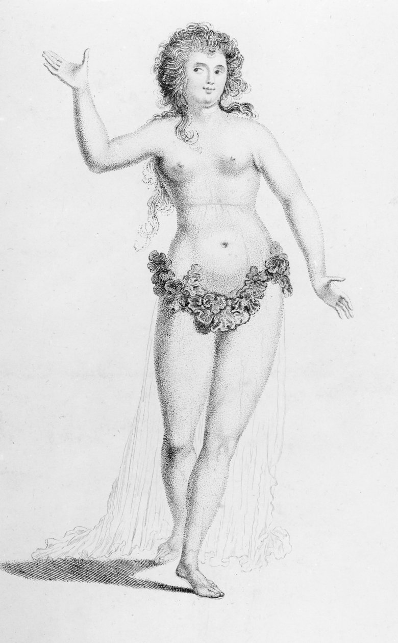 ملكة جمال Chudleigh (1720-1788) في شخصية Iphigenia في تنكر سفير البندقية بواسطة مدرسة اللغة الإنجليزية