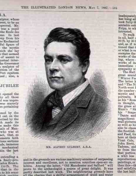 السيد ألفريد جيلبرت (1854-1934) ، من أخبار لندن المصورة ، 7 مايو 1887 بواسطة مدرسة اللغة الإنجليزية