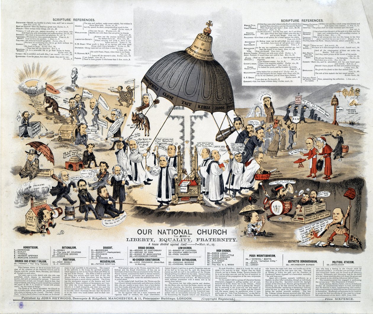 كنيستنا الوطنية ، نشرها جون هايوود ، 1883 بواسطة مدرسة اللغة الإنجليزية