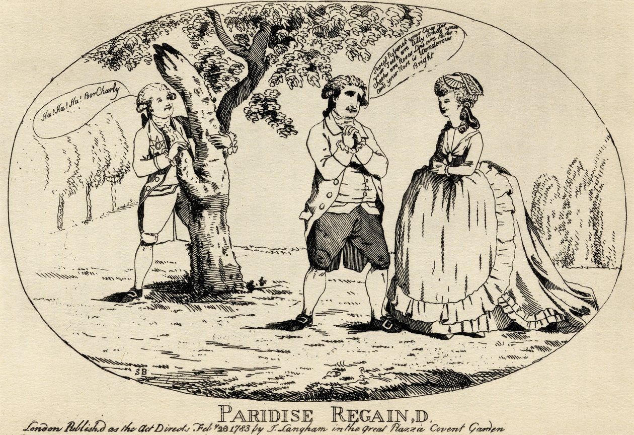 Paridise Regain&39;d ، نشره J.Langham ، 1783 بواسطة مدرسة اللغة الإنجليزية