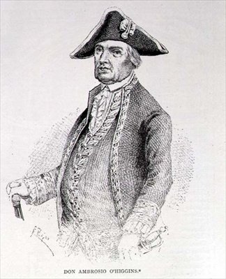 صورة لأمبروسيو أوهيجينز ، ماركيز أوسورنو (c.1720-1801) بواسطة مدرسة اللغة الإنجليزية