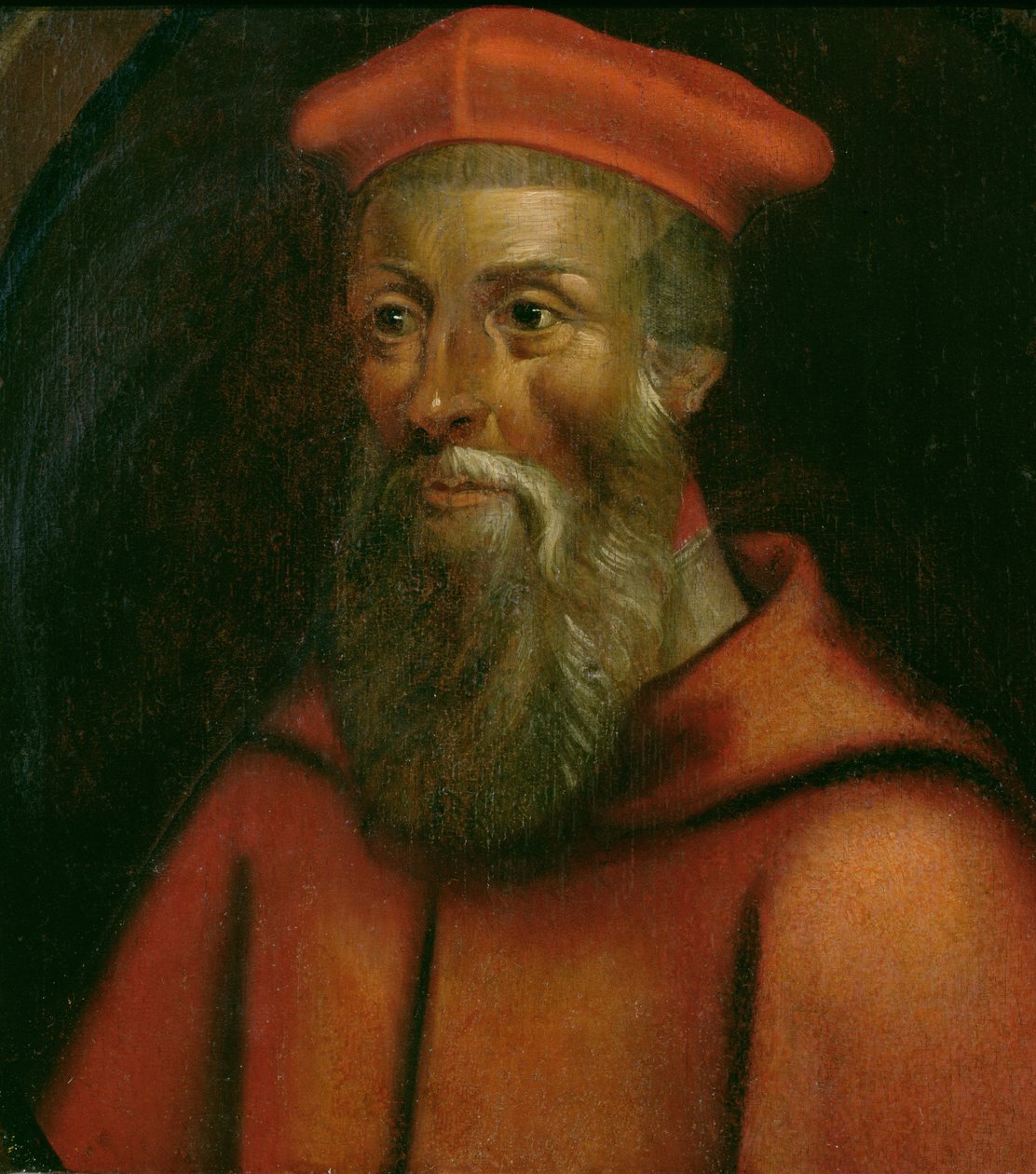 صورة رئيس الكاردينال ريجينالد القطب (1500-58) رئيس أساقفة كانتربري بواسطة مدرسة اللغة الإنجليزية