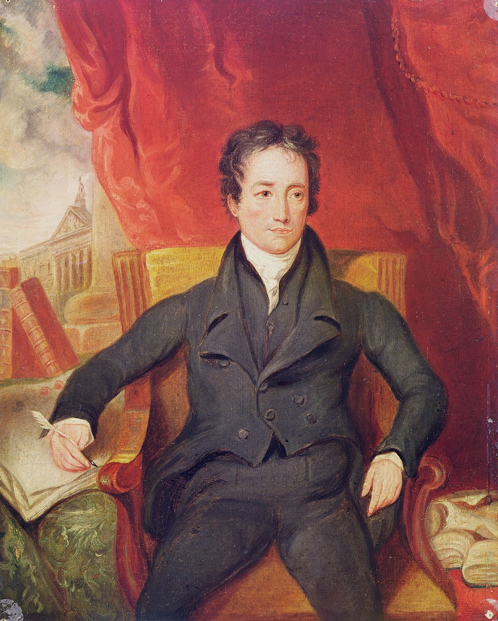 صورة تشارلز لامب (1775-1834) 1826 بواسطة مدرسة اللغة الإنجليزية