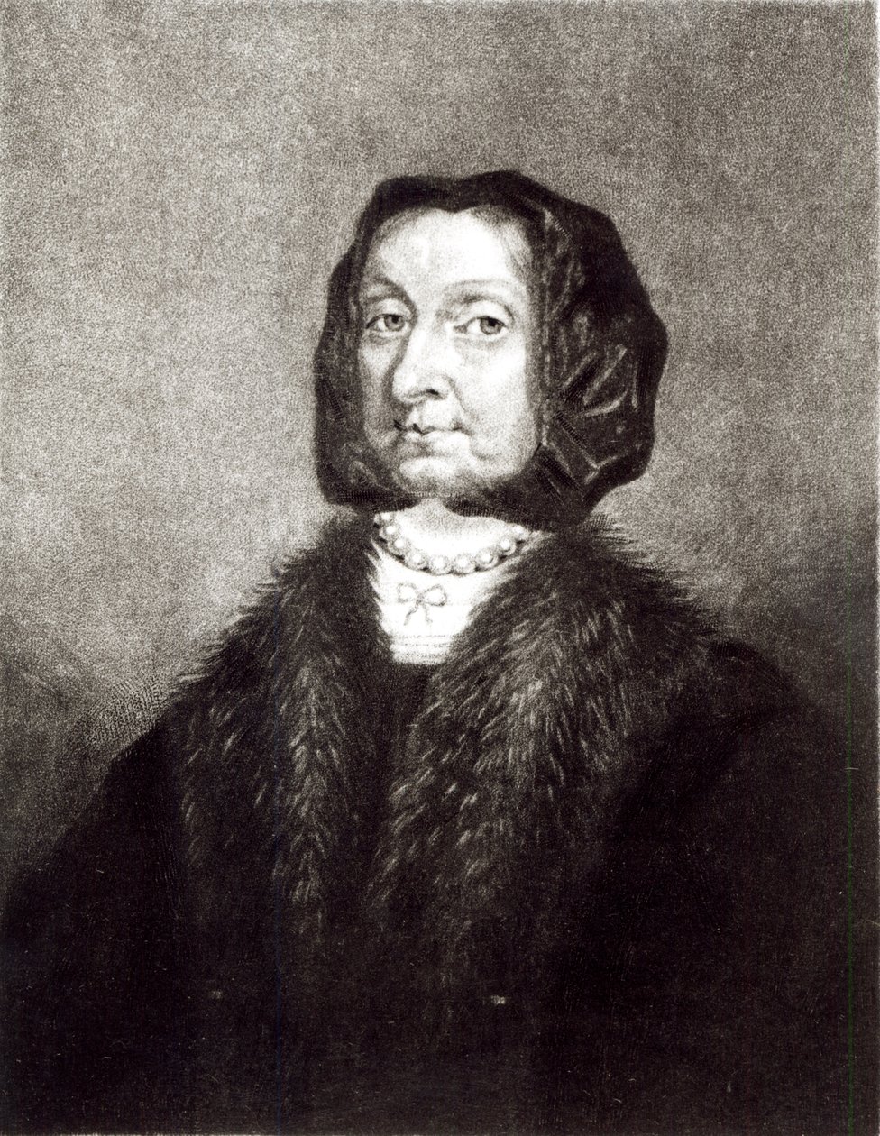 صورة إليزابيث كرومويل ، نقشها ريتشارد إيرلوم (1743-1822) وتشارلز تورنر (c.1773-1857) (mezzotint) بواسطة مدرسة اللغة الإنجليزية