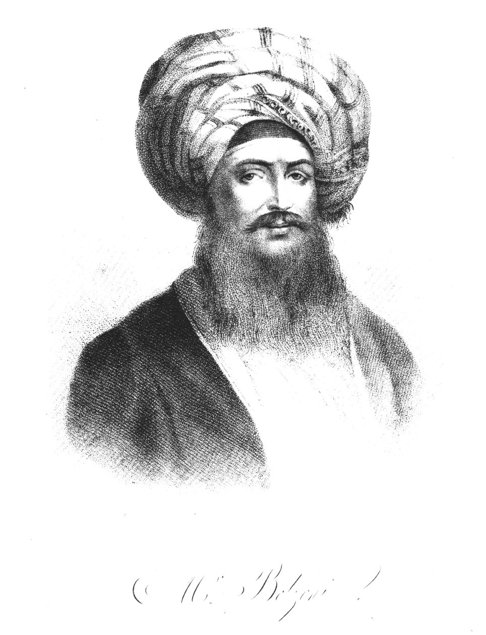 صورة جيوفاني باتيستا بيلزوني (1778-1823) بواسطة مدرسة اللغة الإنجليزية