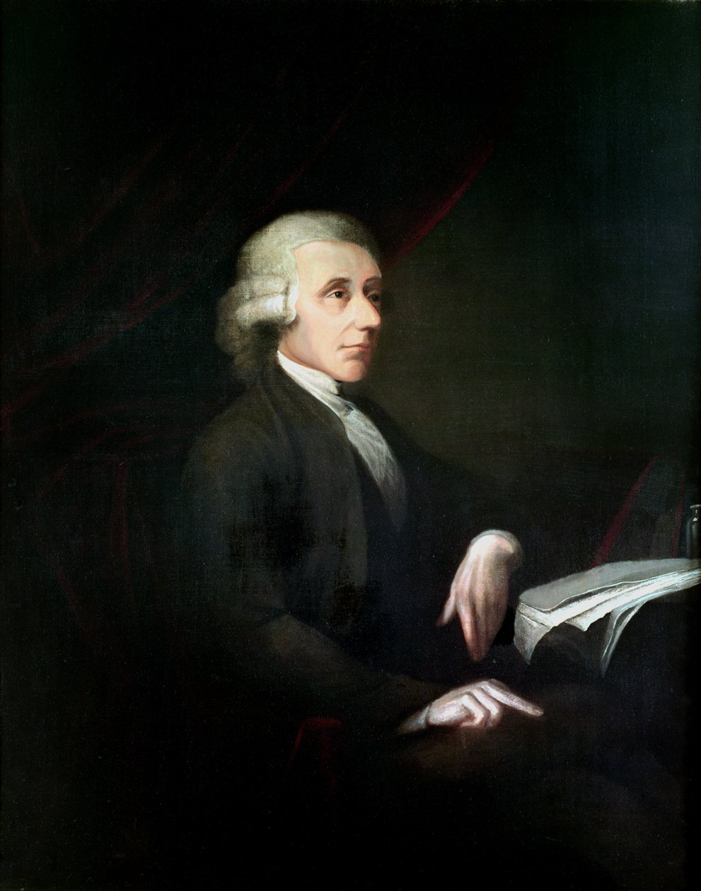 صورة جوزيف بريستلي (1733-1804) بواسطة مدرسة اللغة الإنجليزية