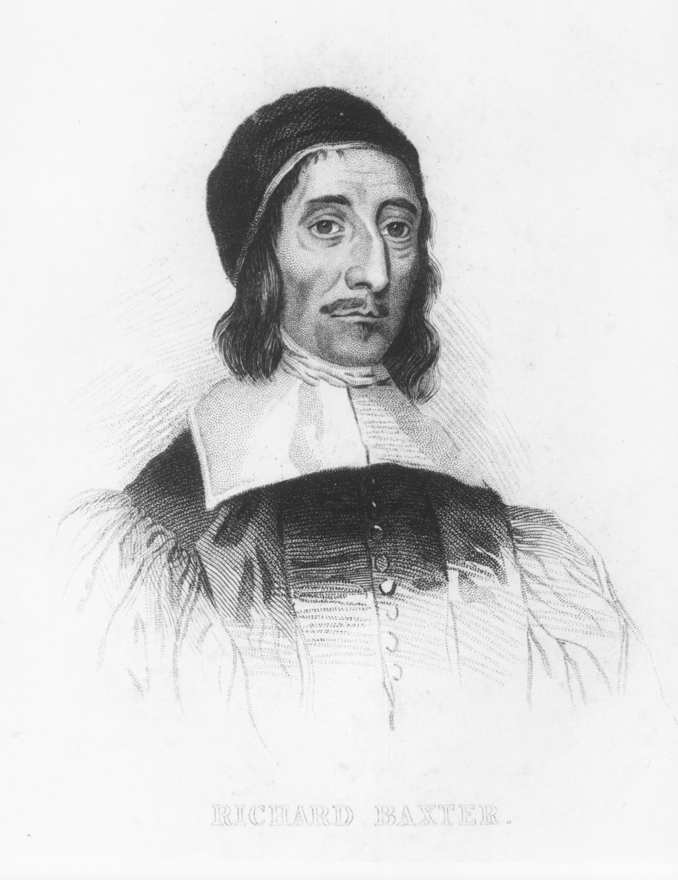صورة ريتشارد باكستر (1615-91) بواسطة مدرسة اللغة الإنجليزية