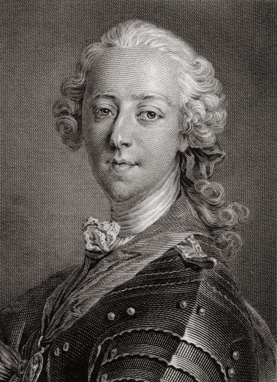 الأمير تشارلز إدوارد لويس فيليب كاسيمير ستيوارت (1720-1788) ، The Pretender الشاب ، والمعروف باسم بوني الأمير تشارلي بواسطة مدرسة اللغة الإنجليزية