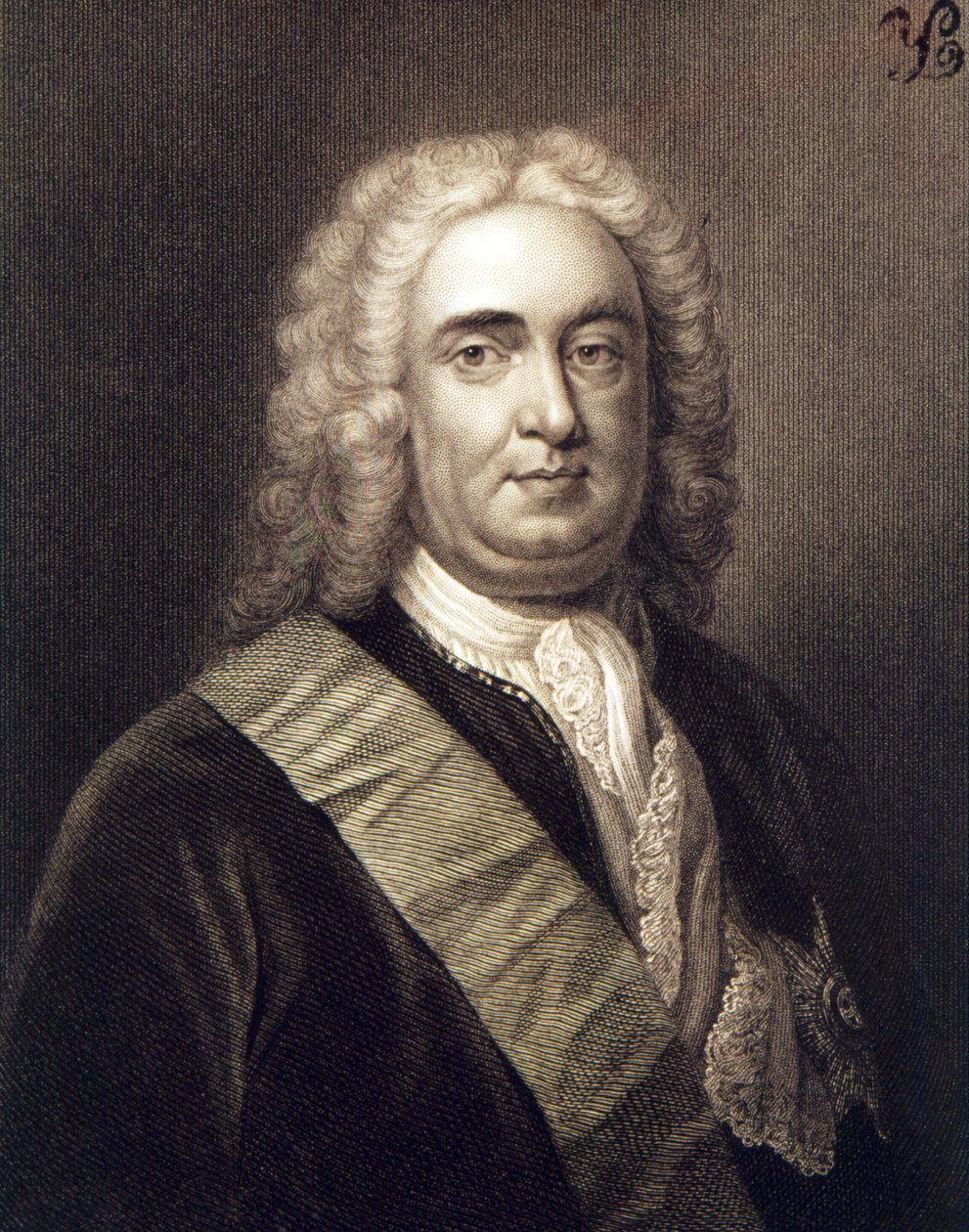 روبرت والبول (1676-1745) إيرل أورفورد الأول بواسطة مدرسة اللغة الإنجليزية