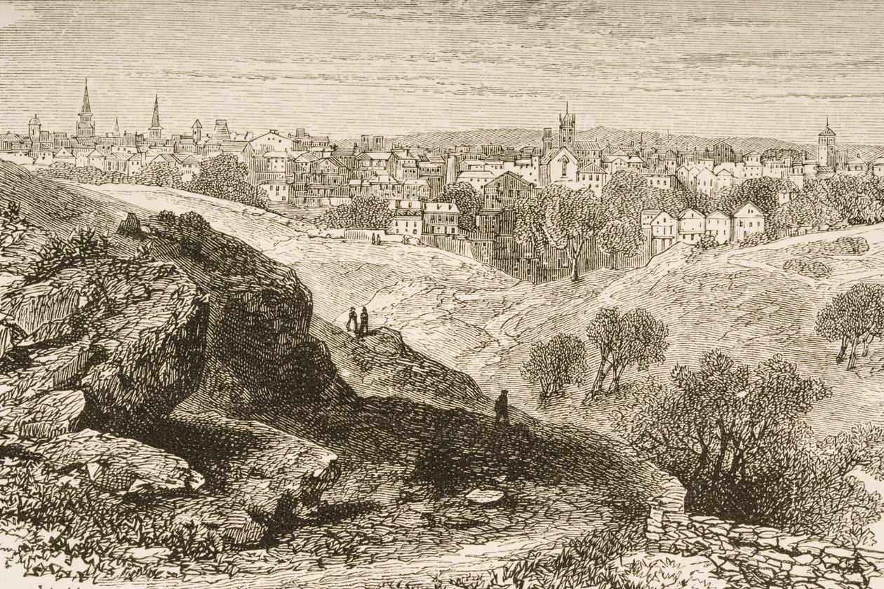 سالم ، في عام 1870 ، من "الصور الأمريكية" التي نشرتها جمعية المسالك الدينية ، 1876 بواسطة مدرسة اللغة الإنجليزية