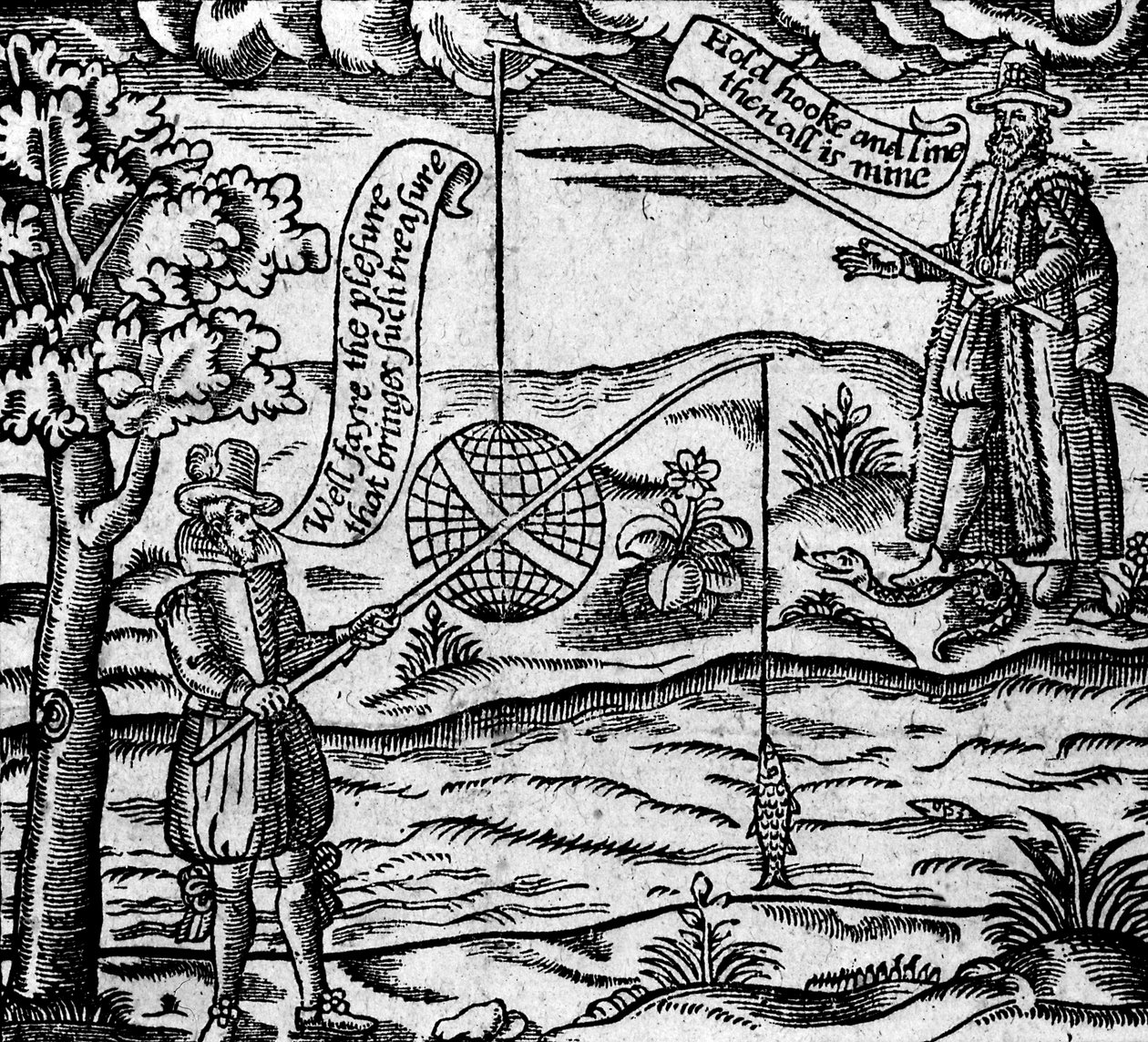هجاء الصيد ، من "كتاب Roxburghe Ballads" بواسطة مدرسة اللغة الإنجليزية