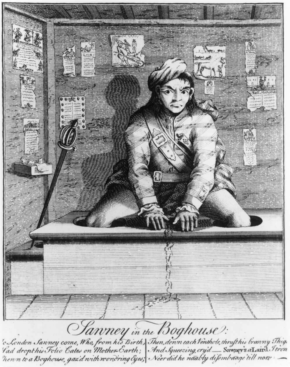ساوني في بوجهاوس ، 1745 بواسطة مدرسة اللغة الإنجليزية