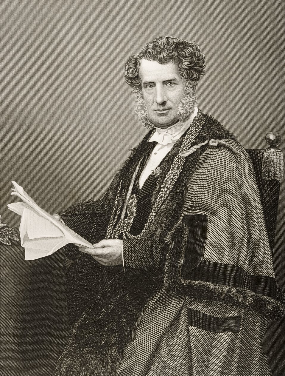 السير روبرت والتر كاردين (1801-1888) البارونة الأولى بواسطة مدرسة اللغة الإنجليزية