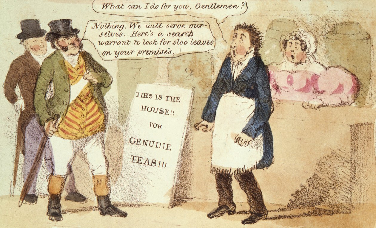 سلو (بطيء) لكن العدالة المؤكدة ، رقم 46 من كاريكاتير ، c.1831 بواسطة مدرسة اللغة الإنجليزية