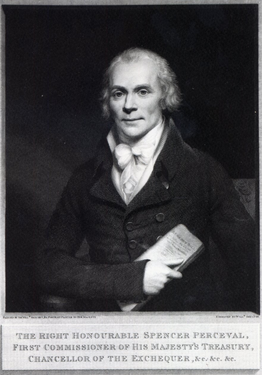 سبنسر بيرسيفال (1762-1812) بواسطة مدرسة اللغة الإنجليزية