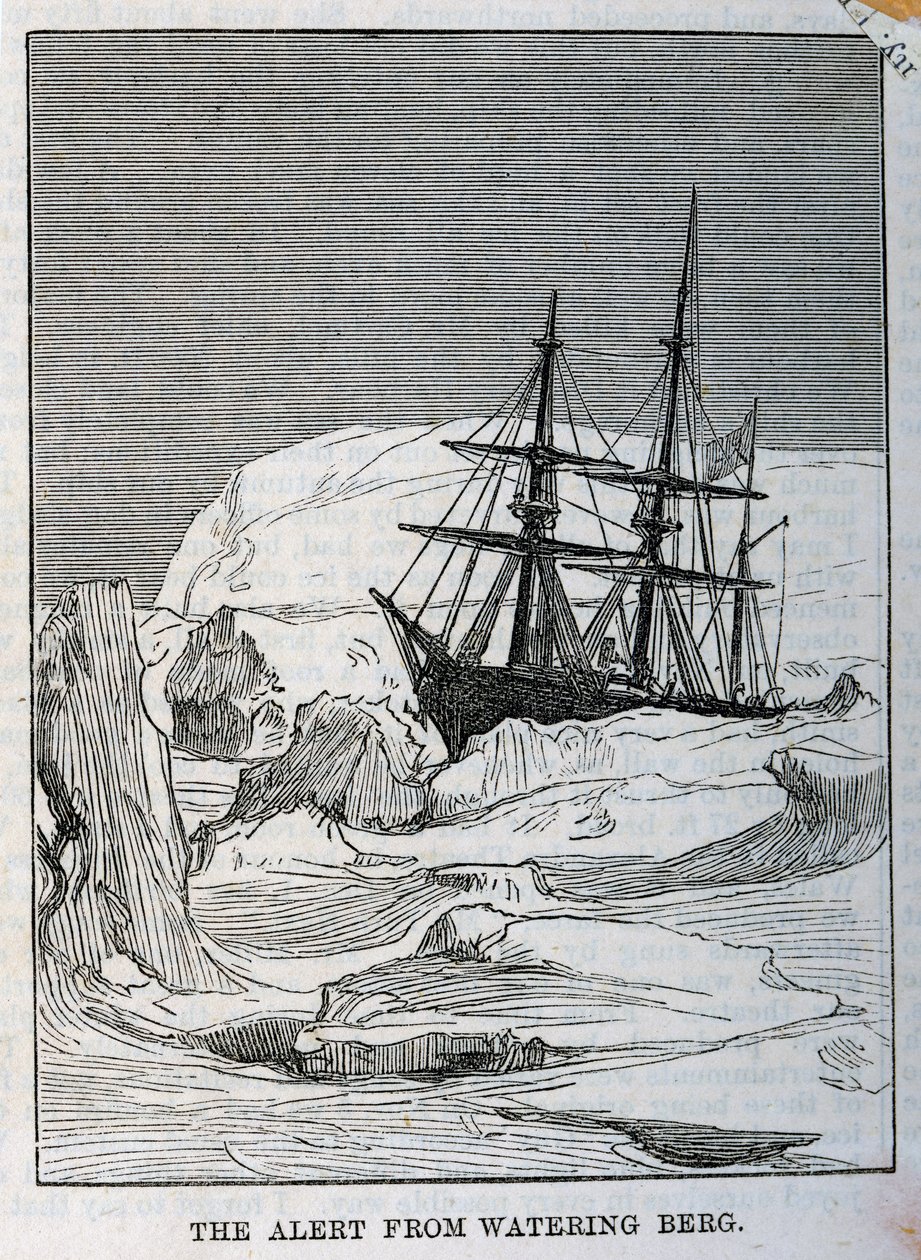 التنبيه من Watering Berg ، المنشور في "أخبار لندن المصورة" ، 1875-77 بواسطة مدرسة اللغة الإنجليزية