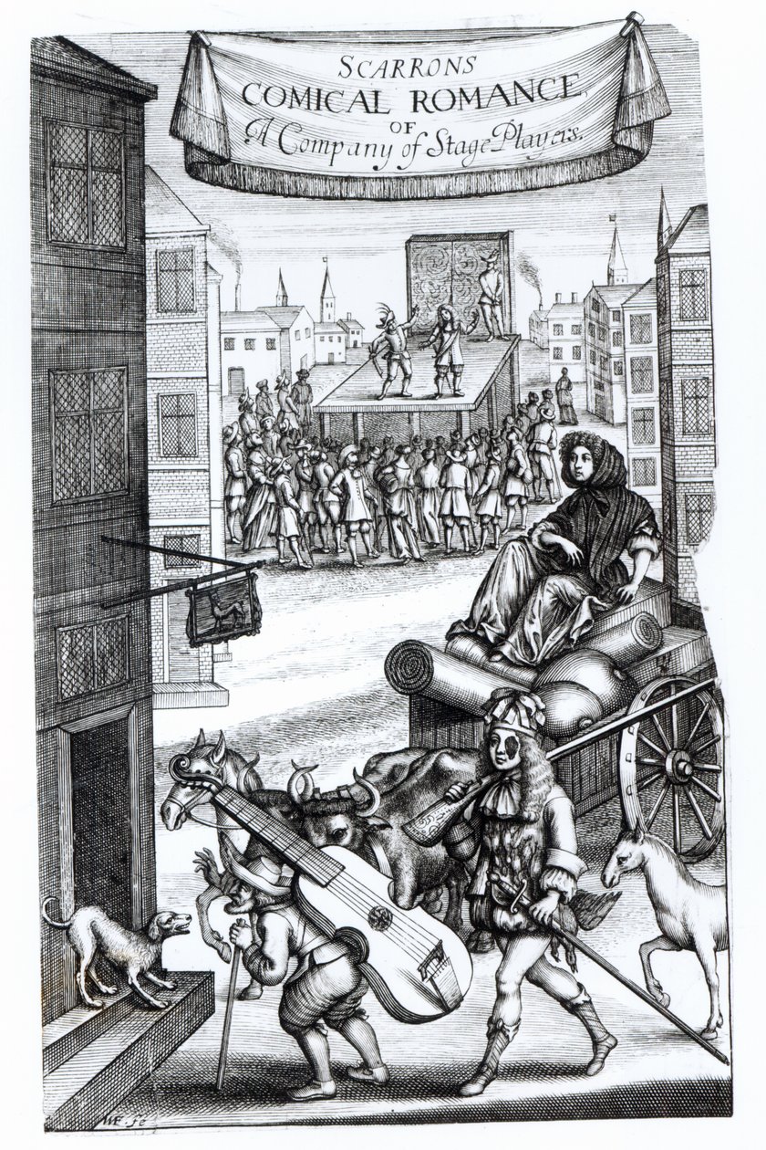"الرومانسية الكوميدية" لبول سكارون (1610-60) بواسطة مدرسة اللغة الإنجليزية