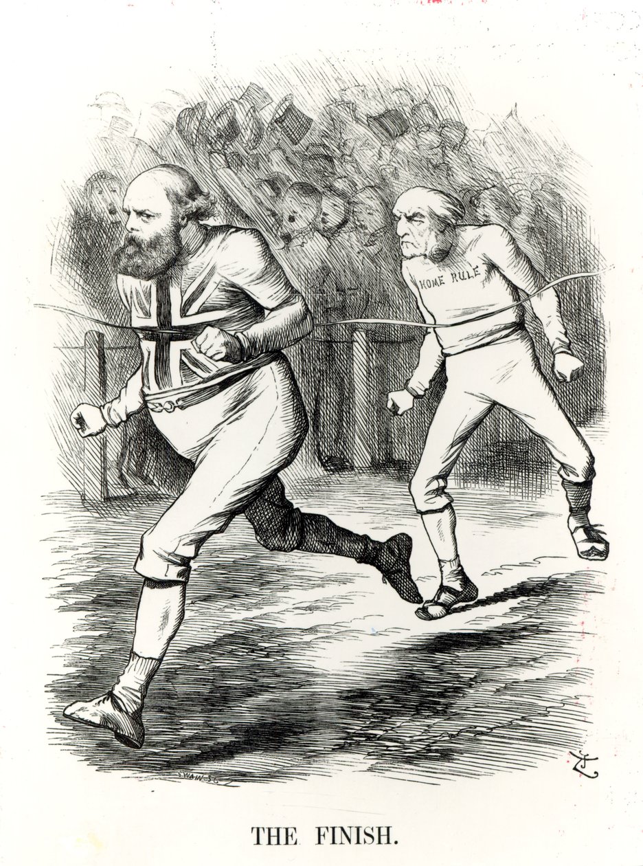 النهاية ، من "Punch or The London Charivari" ، 17 يوليو 1886 بواسطة مدرسة اللغة الإنجليزية