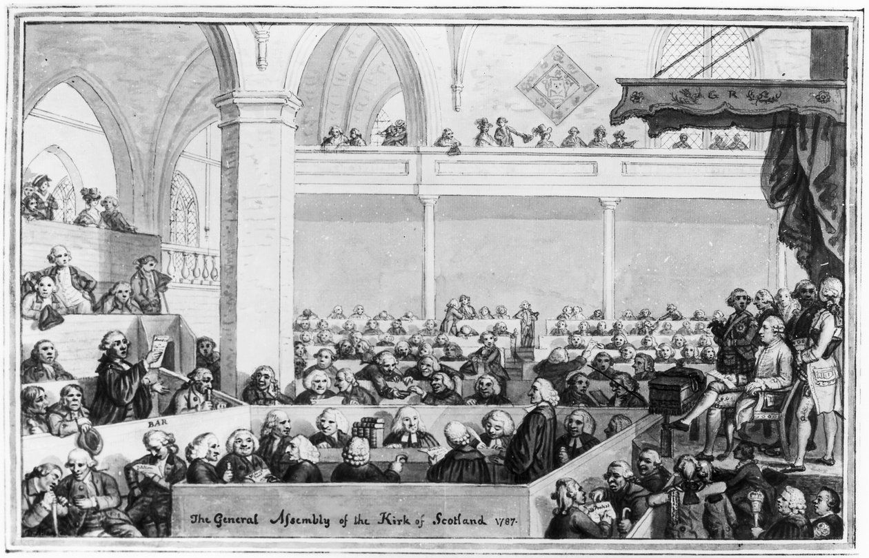 الجمعية العامة لكرك اسكتلندا ، 1787 بواسطة مدرسة اللغة الإنجليزية