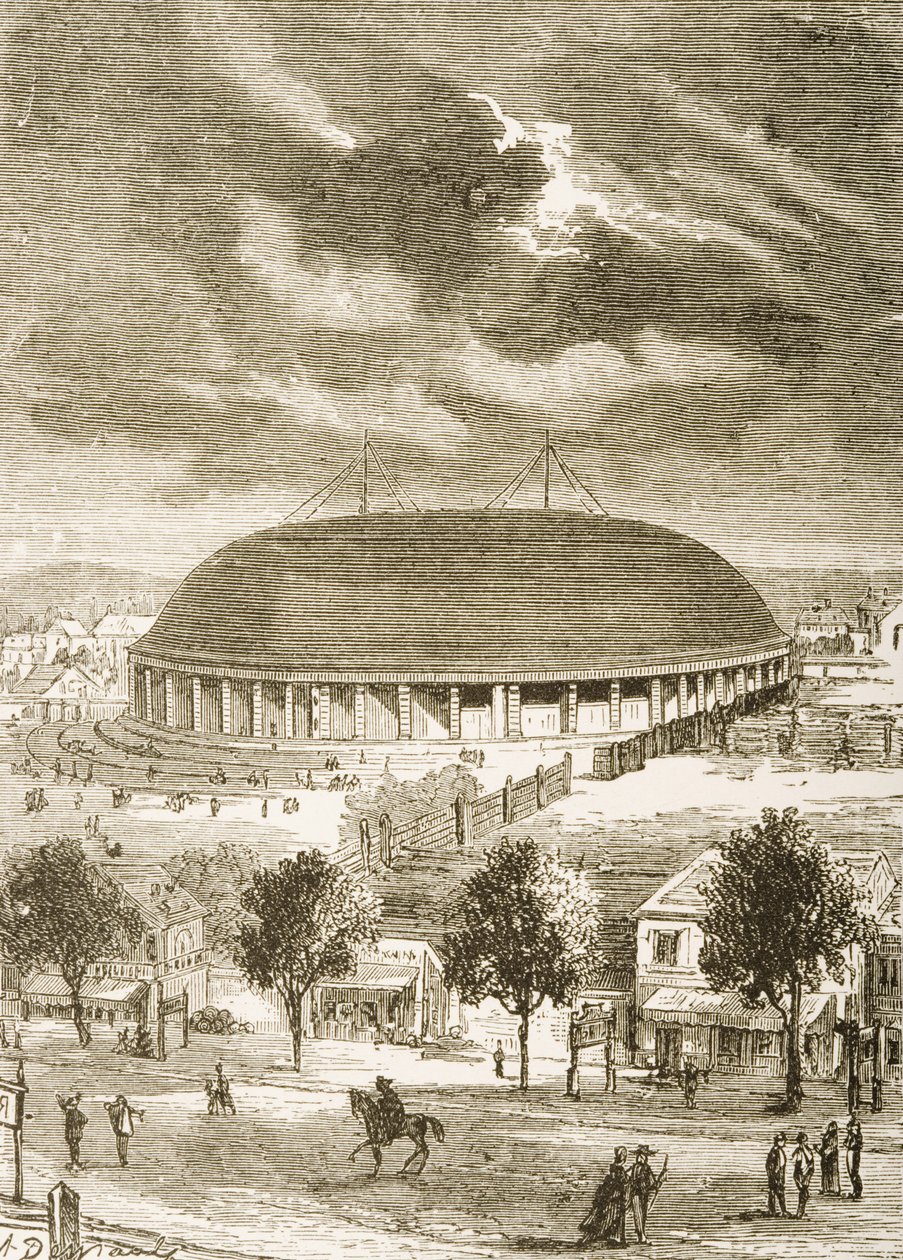 المورمون خيمة ، 1870 ، من "الصور الأمريكية" ، نشرته جمعية المسالك الدينية ، 1876 بواسطة مدرسة اللغة الإنجليزية