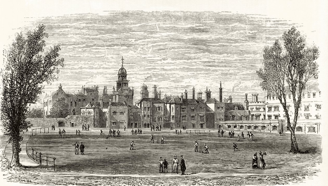 The Old Charterhouse ، من "London Pictures: Drawn with Pen and Pencil" ، بقلم القس ريتشارد لوفيت ، نُشر عام 1890 بواسطة مدرسة اللغة الإنجليزية