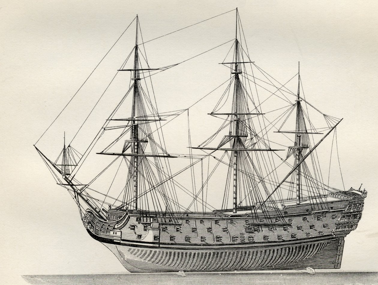 The Royal William ، من "The National Enclyopaedia" ، نشره William Mackenzie ، لندن ، أواخر القرن التاسع عشر بواسطة مدرسة اللغة الإنجليزية