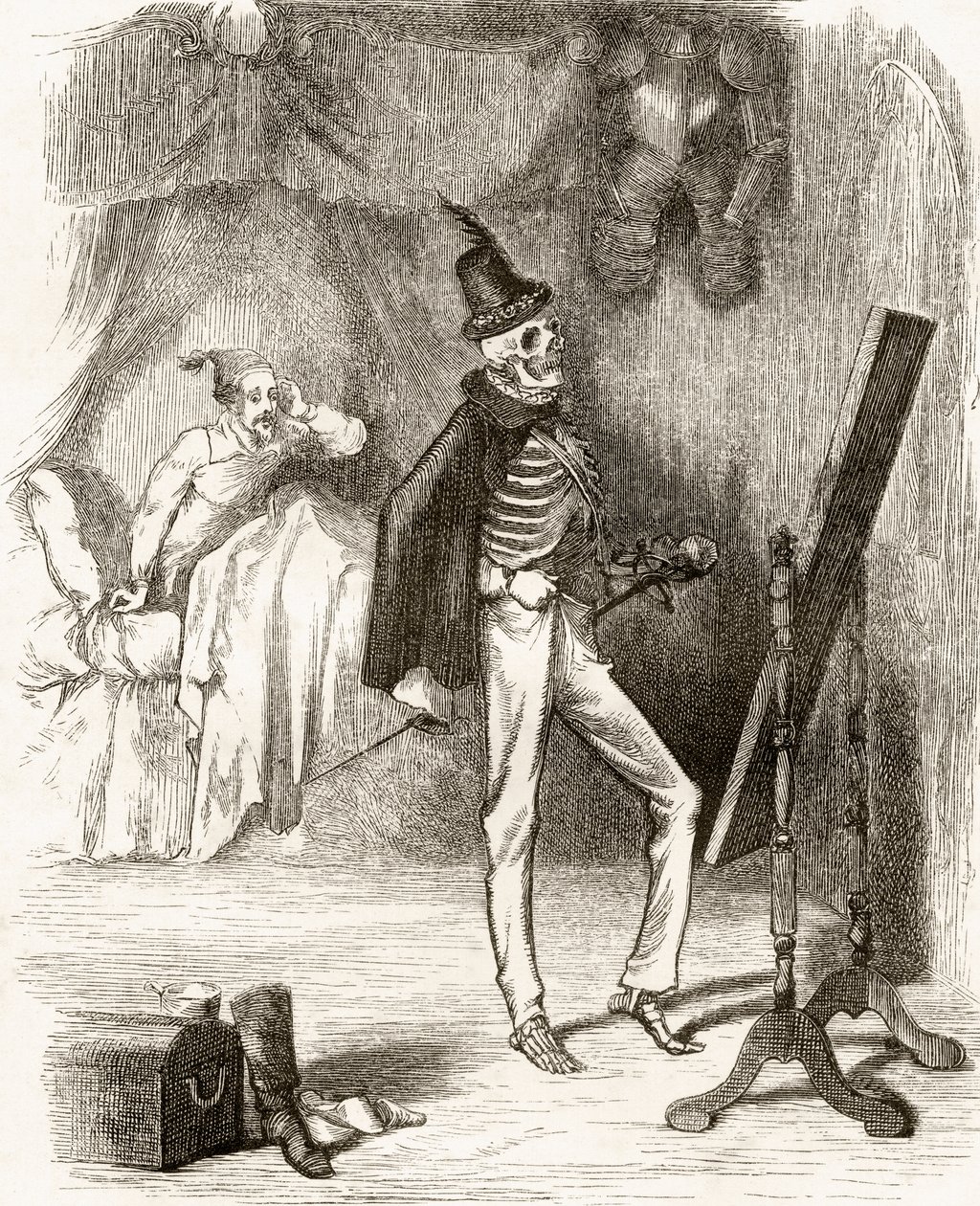 شبح Tappington ، من "The Ingoldsby Legends or Mirth and Marvels" ، بقلم توماس إنغولدسبي ، نشر في عام 1865 بواسطة مدرسة اللغة الإنجليزية