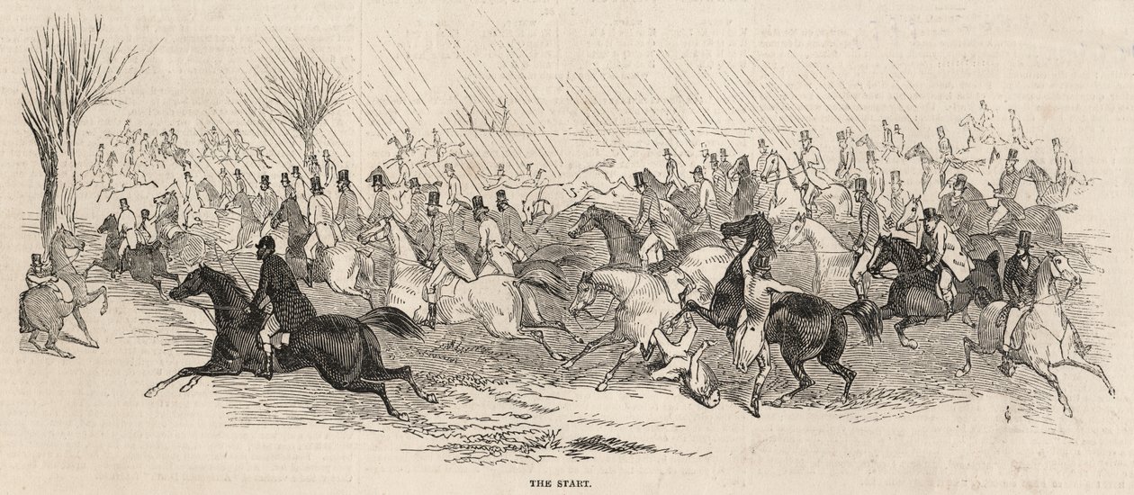 البداية ، من "أخبار لندن المصورة" ، 5 ديسمبر 1846 بواسطة مدرسة اللغة الإنجليزية