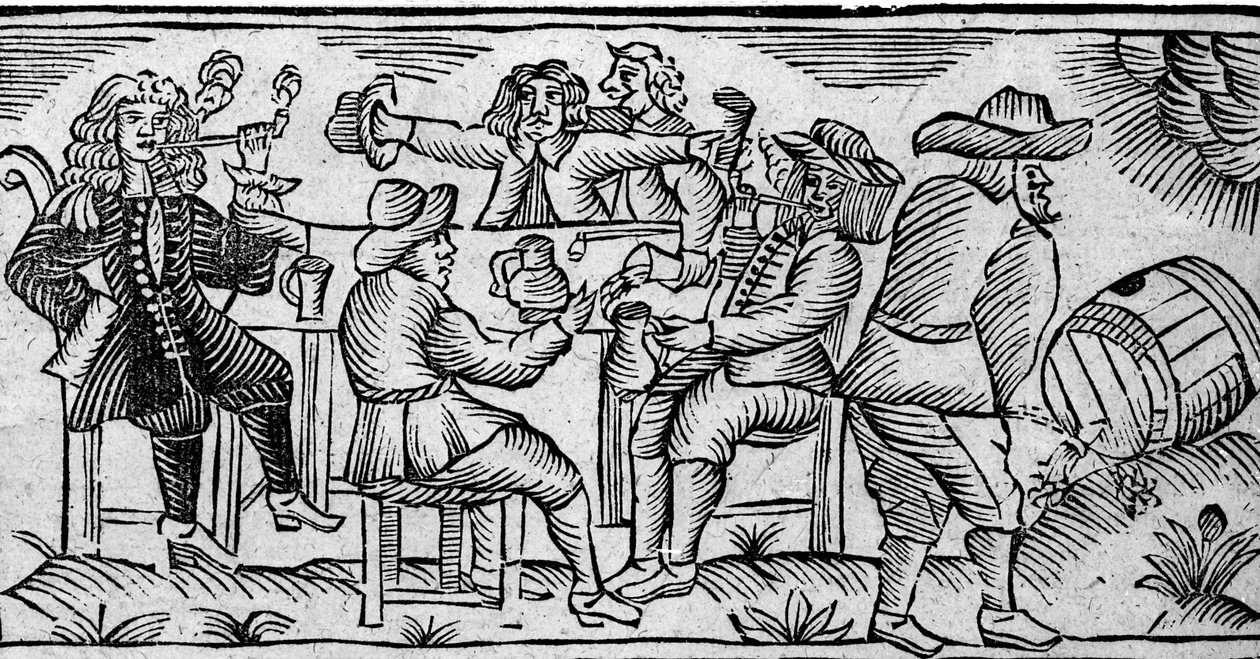 فرحة النبيذ-كوبرز ، من كتاب من Roxburghe Ballads بواسطة مدرسة اللغة الإنجليزية